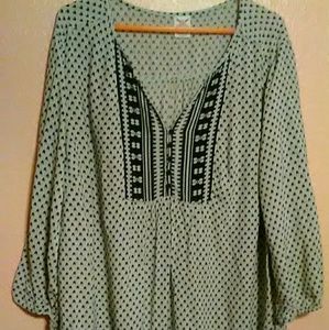 Faded Glory loose-fitting blouse